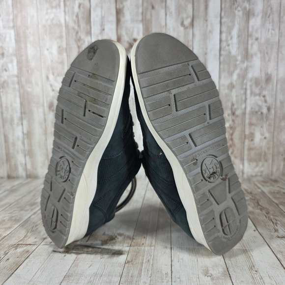 Mephisto Women\'s Dark Gray Leather Perforated Comfort Walking Shoes Size 7.5‎